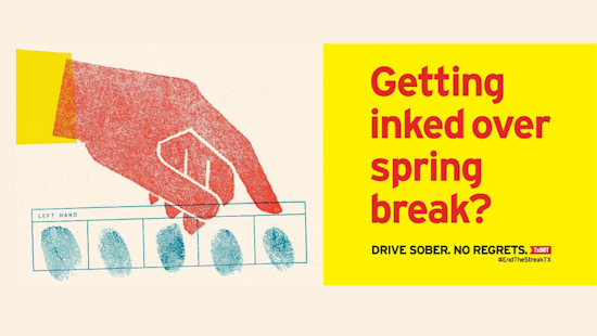 TxDOT Amplifies "Drive Sober. No Regrets." Initiative as Texas Spring Break Approaches