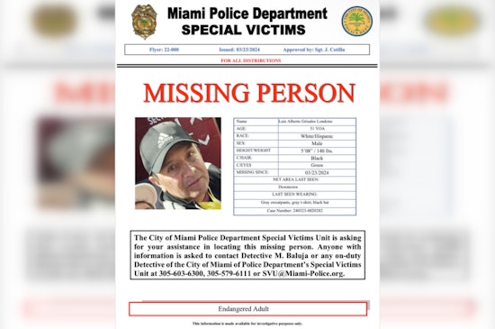 Urgent Search for Missing 51-Year-Old Man Underway in Downtown Miami