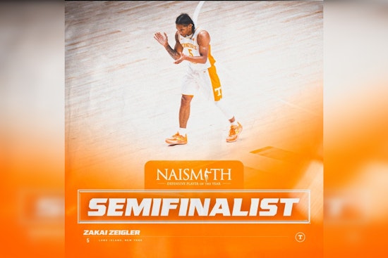 UT's Zakai Zeigler Among Naismith Defensive Player of the Year Semifinalists