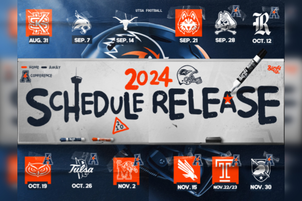 UTSA Roadrunners Unveil Football Schedule for 2024, Aim for Continued