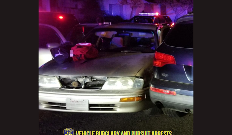 Vallejo Police Thwart Vehicle Burglary in Progress, Suspect Arrested After Chase and Crash