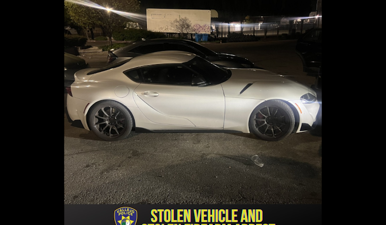 Vallejo Police Use Tech-Savvy Owner's App to Recover Stolen Toyota Supra and Seize Loaded Gun