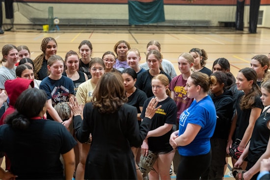 Vice President Kamala Harris Makes Surprise Visit to St. Paul's Oxford Community Center