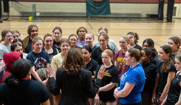 Vice President Kamala Harris Makes Surprise Visit to St. Paul's Oxford Community Center