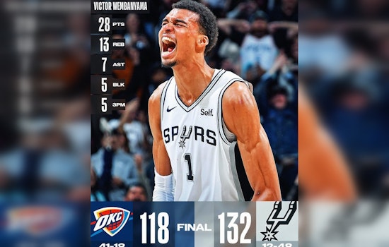 Victor Wembanyama's Record-Breaking Night Ignites Spurs' Victory, Fuels DPOY Buzz in San Antonio