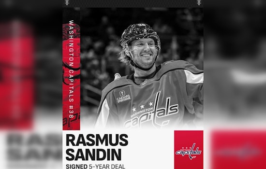 Washington Capitals Secure Defenseman Rasmus Sandin for Five More Years in $23 Million Deal