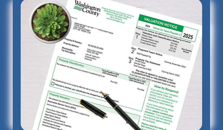 Washington County Homeowners Get Tax Notices