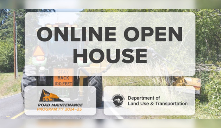 Washington County Seeks Public Input on Draft Road Maintenance Program for FY 2024-25