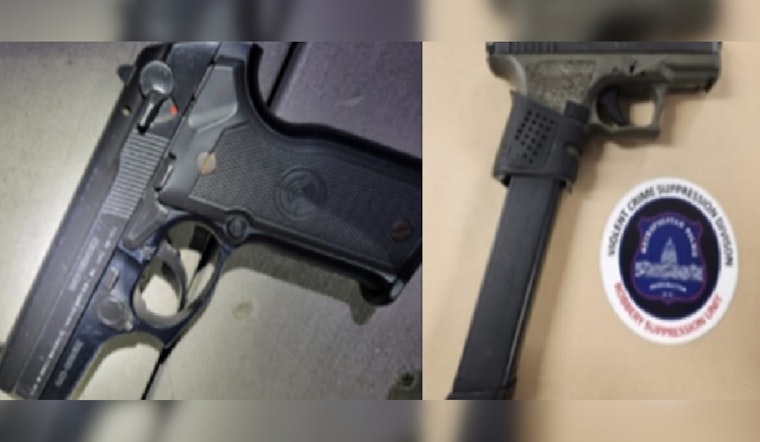 Washington D.C. Police Confiscate 55 Illegal Firearms in One Week Amid Urban Gun Violence Crackdown