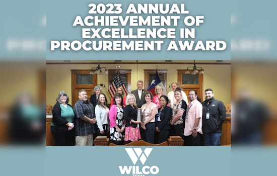 Williamson County Clinches 24th Consecutive Annual Achievement of Excellence in Procurement Award