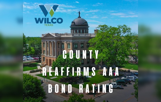 Williamson County Clinches Premier AAA Bond Rating for Fiscal Responsibility and Solid Cash Management