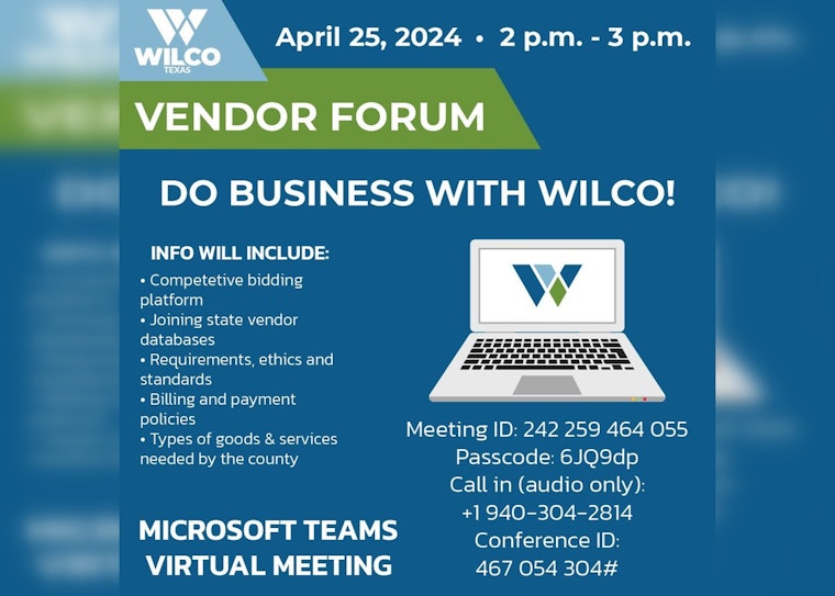 Williamson County Hosts Third Annual Vendor Forum to Streamline Procurement Process
