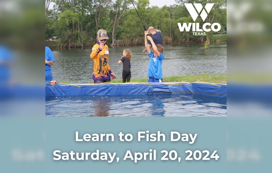Williamson County Invites Young Anglers to Free Annual Learn to Fish Day on April 20