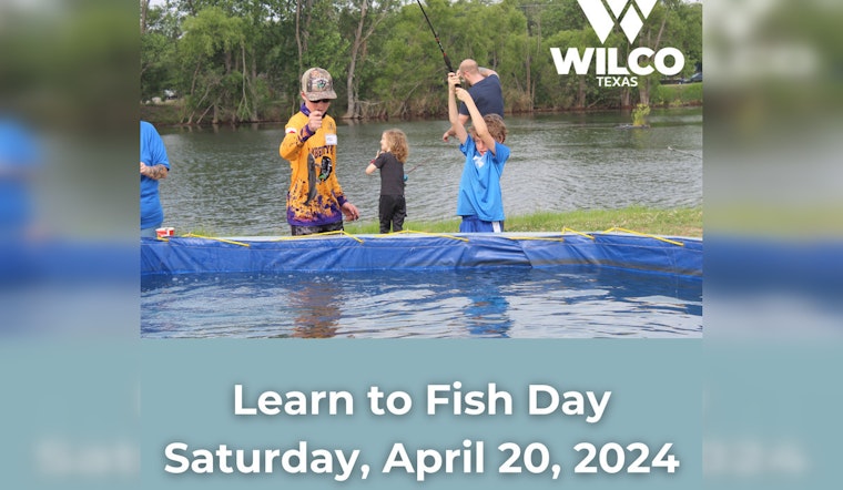 Williamson County Invites Young Anglers to Free Annual Learn to Fish Day on April 20