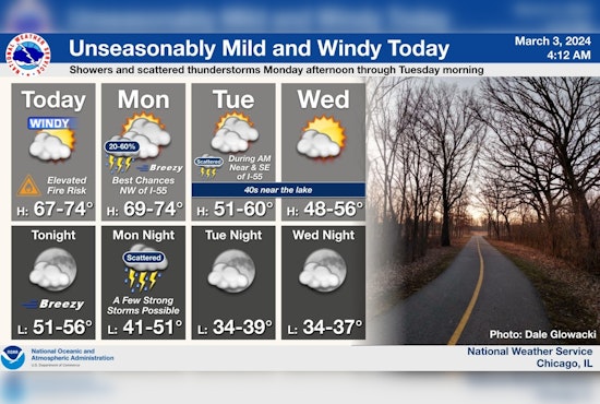 Wind, Rain and Temperature Swings as Chicago's Weather Forecast Promises a Mixed Bag This Week