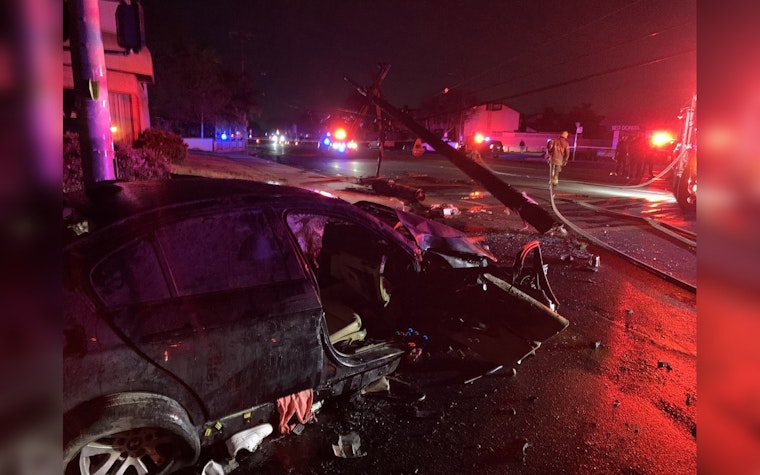 Woman Critically Injured, Man Stable After Firefighters Tackle Fiery Two-Car Collision in Garden Grove