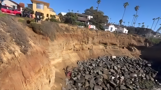 VIDEO: Woman in Serious Condition After 25-Foot Fall at Sunset Cliffs in Ocean Beach