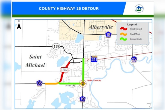Wright County Motorists Alert, Major Overhaul on Highway 35 Prompts Detours and Delays Until Late 2024