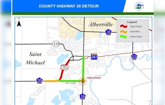 Wright County Motorists Alert, Major Overhaul on Highway 35 Prompts Detours and Delays Until Late 2024