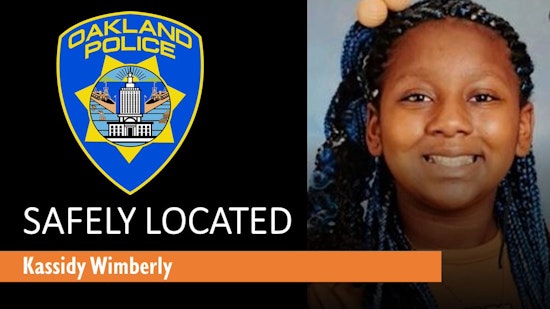 Update: Missing 11-Year-Old Kassidy Wimberly Has Been Located in Oakland