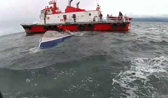 Four Rescued Near Golden Gate Bridge After Boat Capsizes in San Francisco Bay