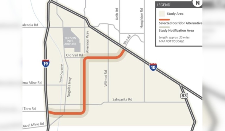 ADOT Launches Advanced Planning for Sonoran Corridor Linking I-19 and I-10 Near Tucson