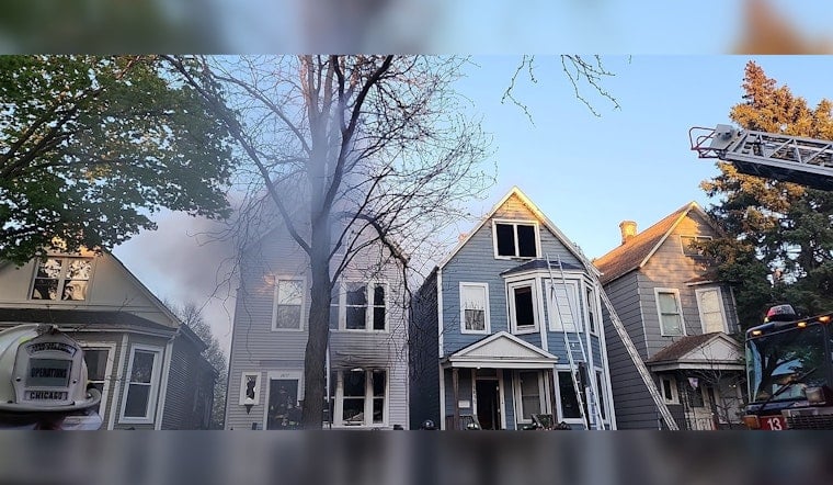 Alarm Fire Devastates Three Chicago Homes in Avondale, Families Displaced