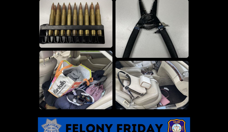 Alleged California Shoplifting Spree Ends in Arrest of Texas Fugitive, Two Accomplices in Colma