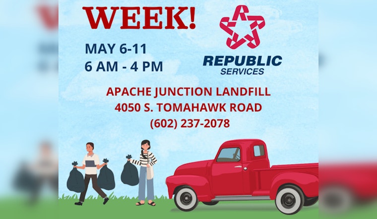 Apache Junction Offers Free Dump Week to Encourage Community Clean-Up