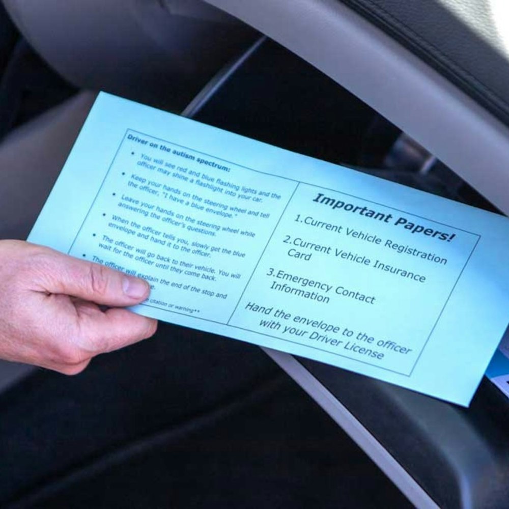 Arizona Launches Blue Envelope Initiative to Aid Autistic Drivers During Traffic Stops
