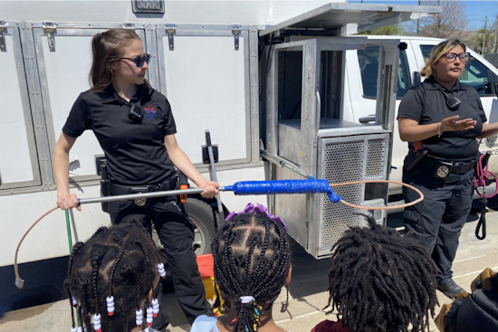 Arlington Animal Services Officers Delight Students at Lynn Hale Elementary Career Day