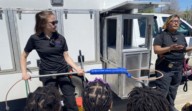 Arlington Animal Services Officers Delight Students at Lynn Hale Elementary Career Day