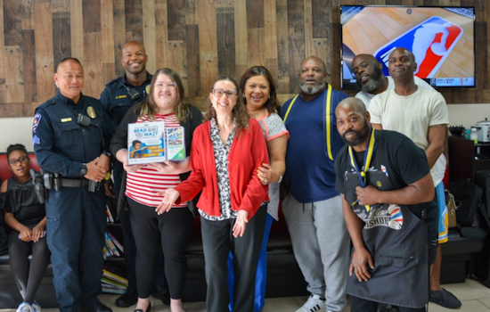 Arlington Cops and Public Library Launch 'Shop Talk' Initiative to Boost Child Literacy in Barbershops