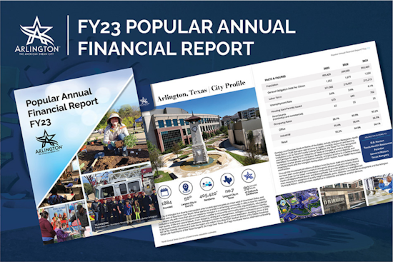 Arlington's FY23 Popular Annual Financial Report Unveils City's Strategic Spending and Progress