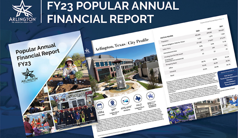 Arlington's FY23 Popular Annual Financial Report Unveils City's Strategic Spending and Progress