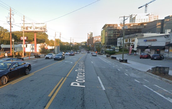 Atlanta Commuters Face Delays as DWM Repairs Reduce Ponce De Leon Avenue to One Eastbound Lane