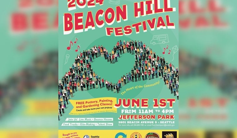 Beacon Hill Festival to Offer Free Art, Music, and Fun in Seattle's Jefferson Park on June 1