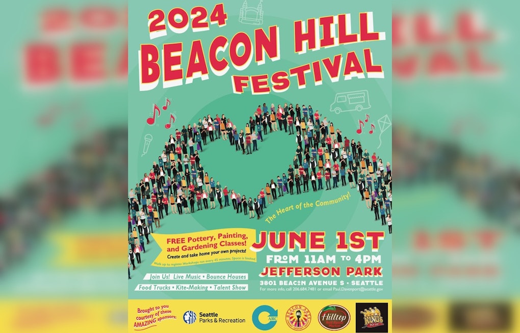Beacon Hill Festival to Offer Free Art, Music, and Fun in Seattle's Jefferson Park on June 1