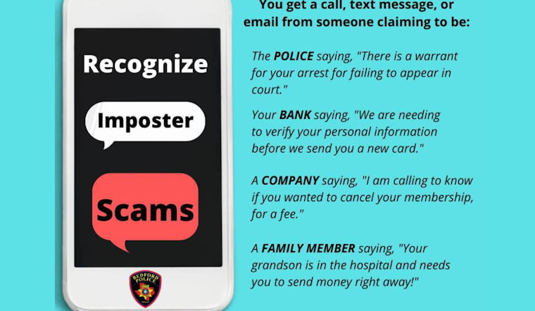Bedford Residents Warned of Phone Scammers Posing as City Employees, Police Urge Vigilance