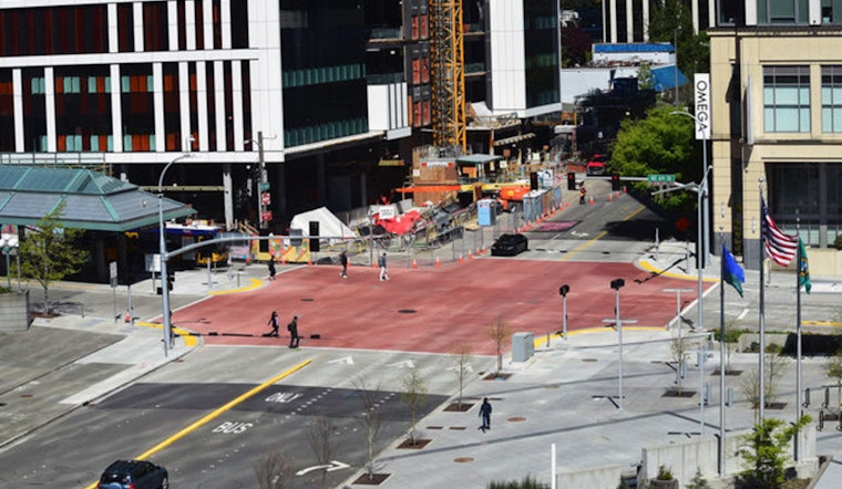 Bellevue Wins National APWA Award for Innovative Downtown Raised Intersections Project