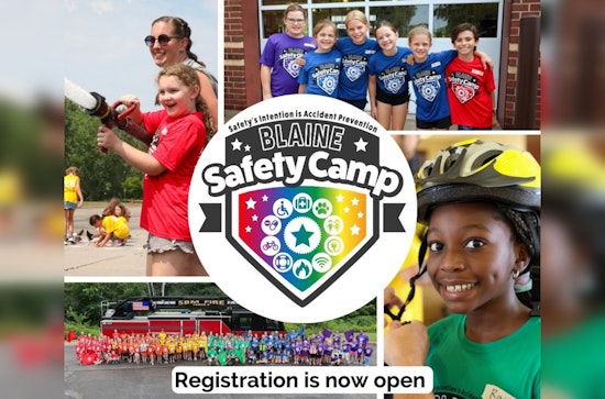 Blaine, Spring Lake Park, and Mounds View Invite 4th Graders to Safety Camp This August