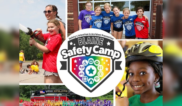 Blaine, Spring Lake Park, and Mounds View Invite 4th Graders to Safety Camp This August