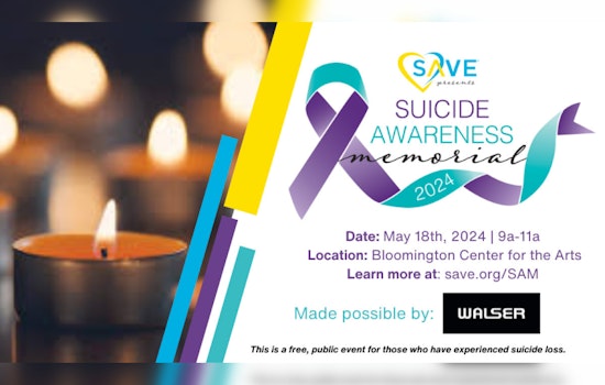 Bloomington Community Unites in Memorializing Loved Ones at Suicide Awareness Event