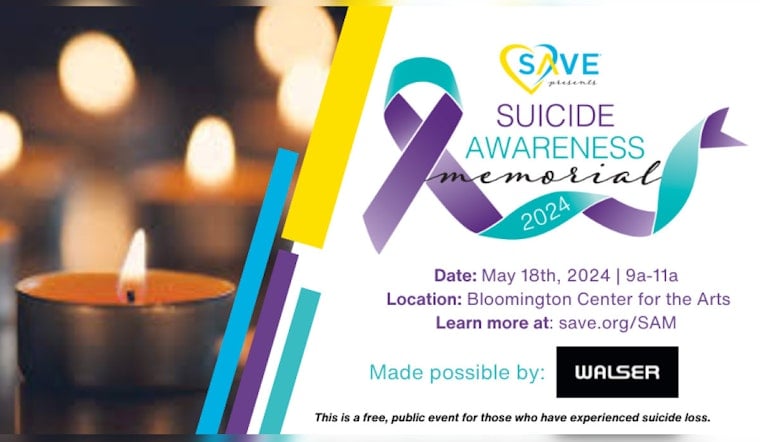 Bloomington Community Unites in Memorializing Loved Ones at Suicide Awareness Event
