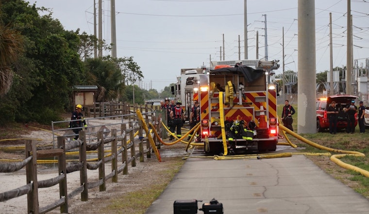 Boca Raton Firefighters Quell Brush Fire Near Costco Amid Commuter Delays