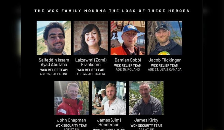 Bomb Blast in Gaza: Seven World Central Kitchen Aid Workers Killed in Israeli Strike