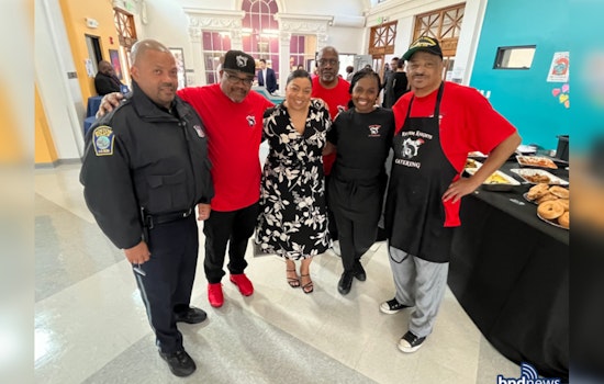 Boston Police Connect with Community Over Breakfast at Josh Kraft Mattapan Teen Center