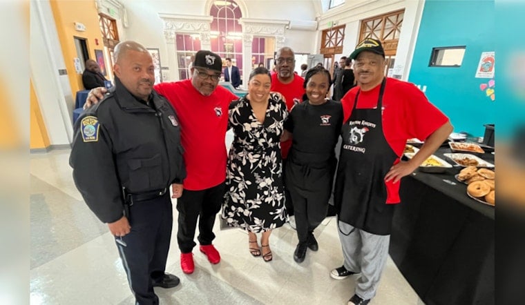 Boston Police Connect with Community Over Breakfast at Josh Kraft Mattapan Teen Center