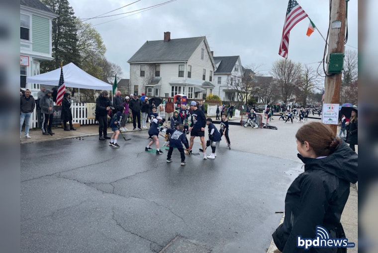 Boston Police Join in for the 16th Annual Shamrock Shootout Street Hockey Tournament in West Roxbury