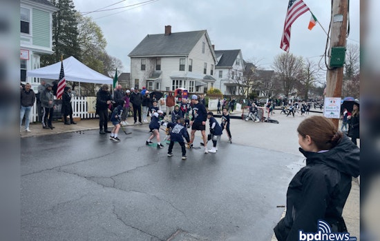 Boston Police Join in for the 16th Annual Shamrock Shootout Street Hockey Tournament in West Roxbury